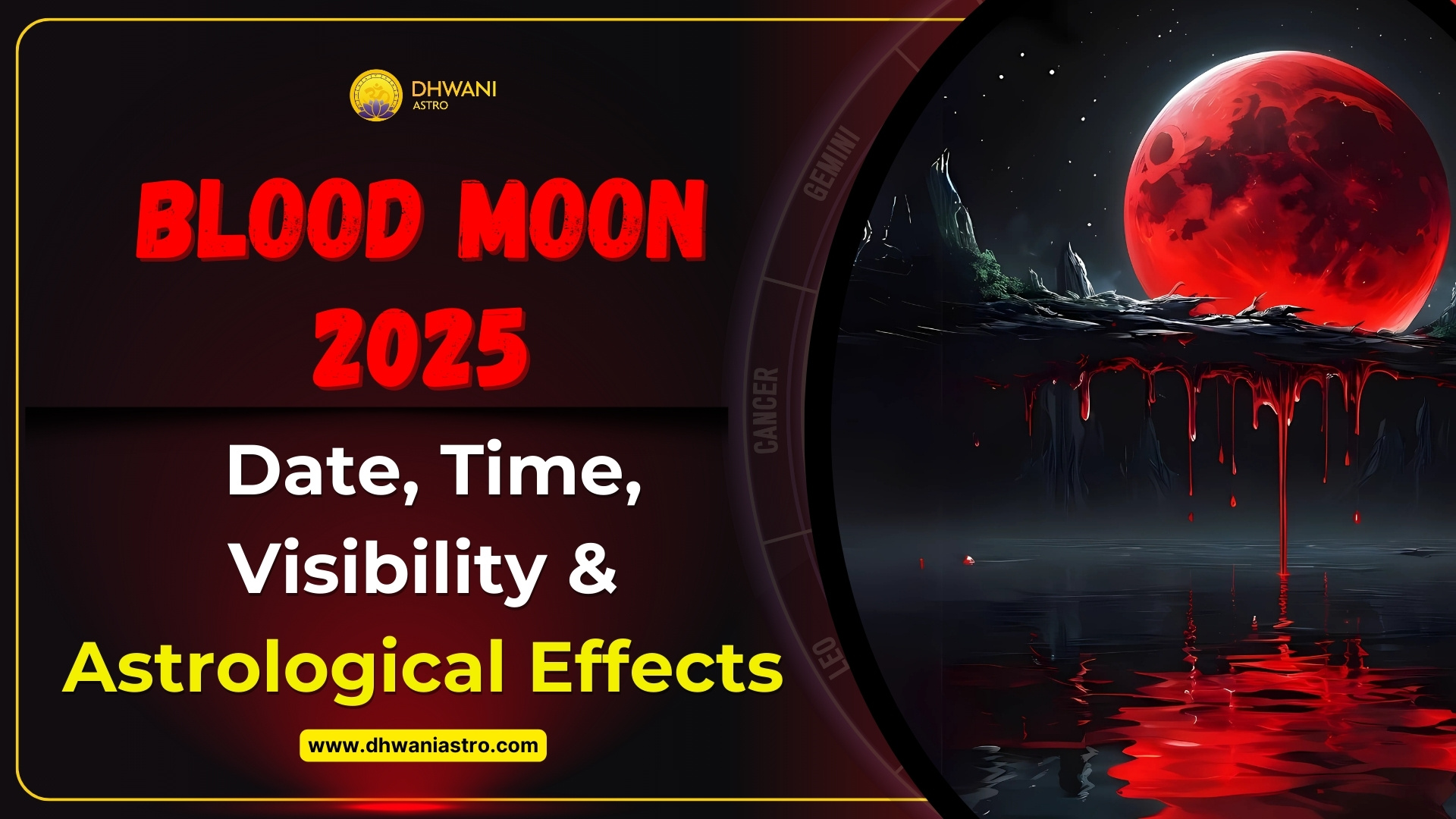 Blood Moon 2025 Date, Time, Visibility & Astrological Effects